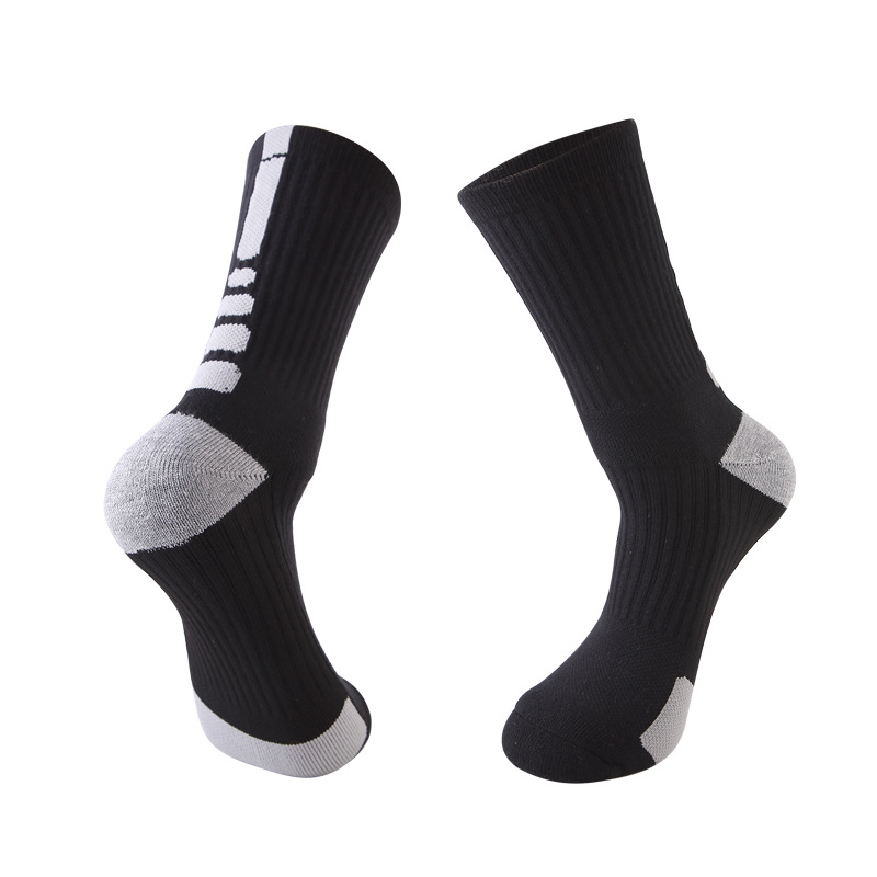 Running Crew Socks  Male Basketball Elite Professional Training Socks Thick Towel Bottom Socks